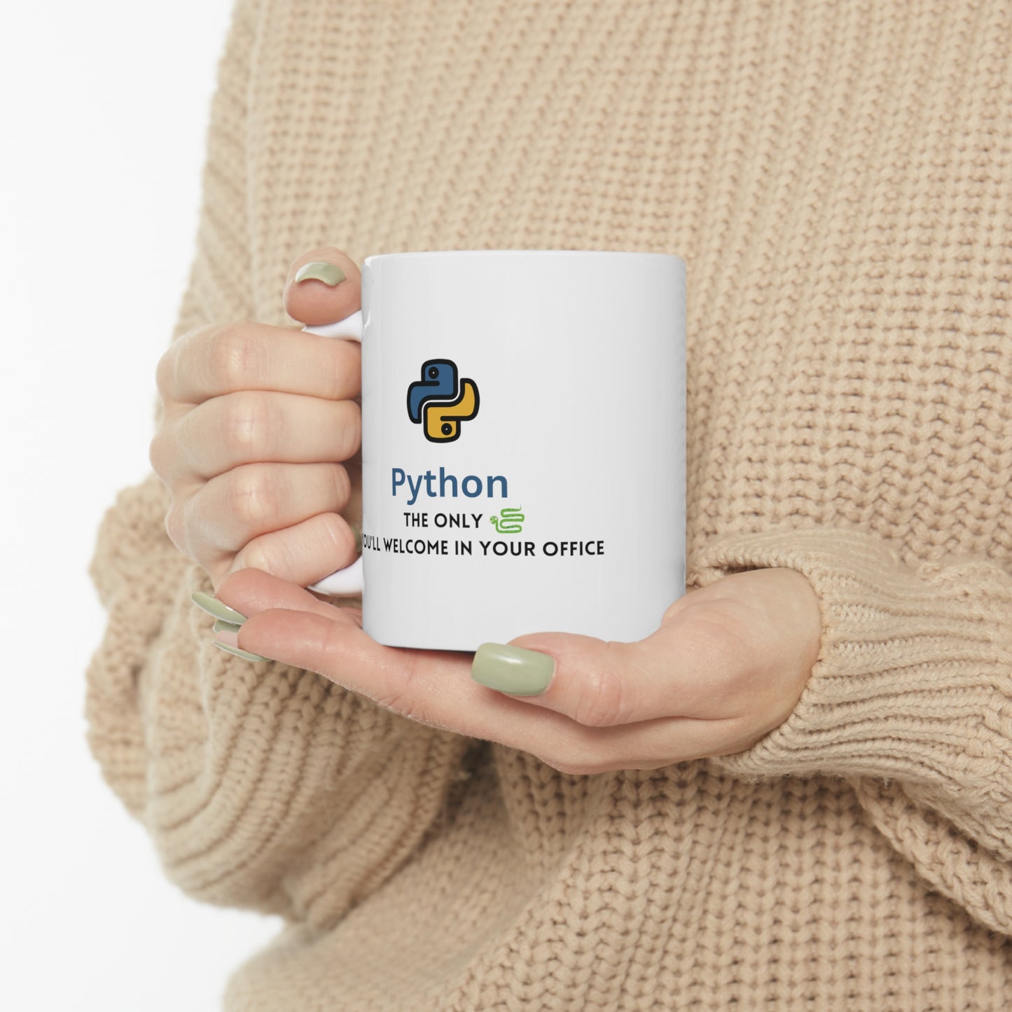 Python Programmer's 11oz Ceramic Mug – Code & Coffee Essential