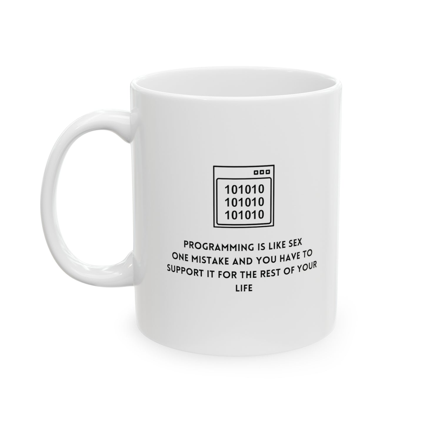 Programmer’s Delight - Code-Themed Ceramic Coffee Mug