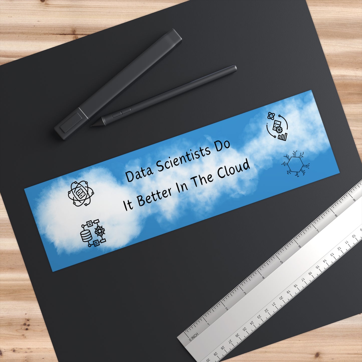 Cloud Computing Decal - Tech Humor Bumper Sticker