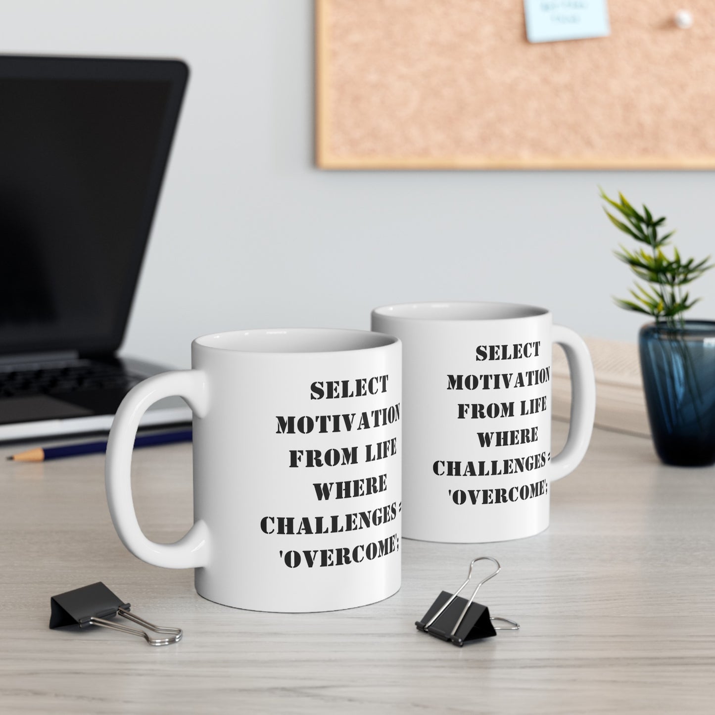 Motivational SQL Query 11 oz Ceramic Coffee Mug - BPA Free, Dishwasher Safe