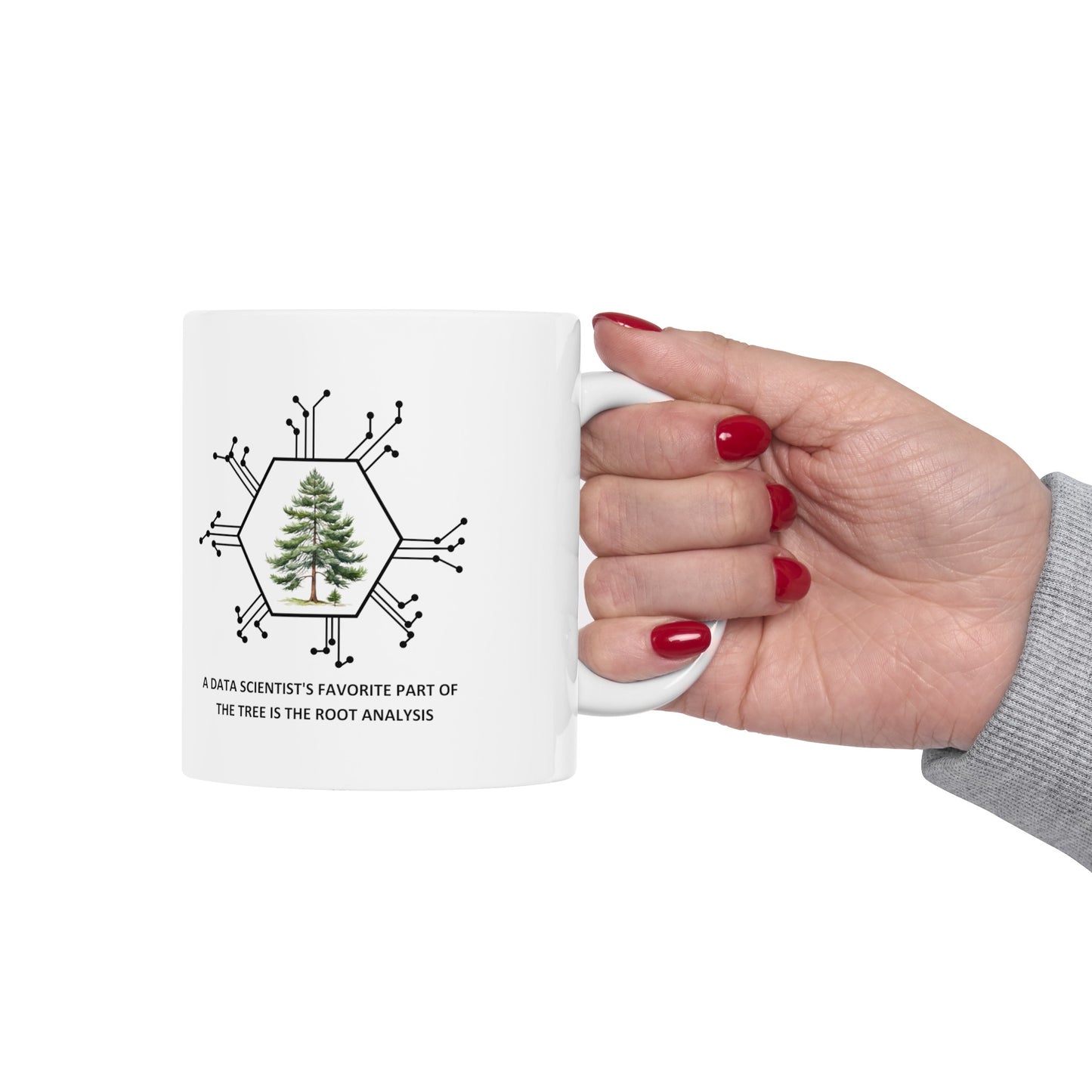 Root Analysis Mug - Perfect for Data Scientists and Nature Lovers