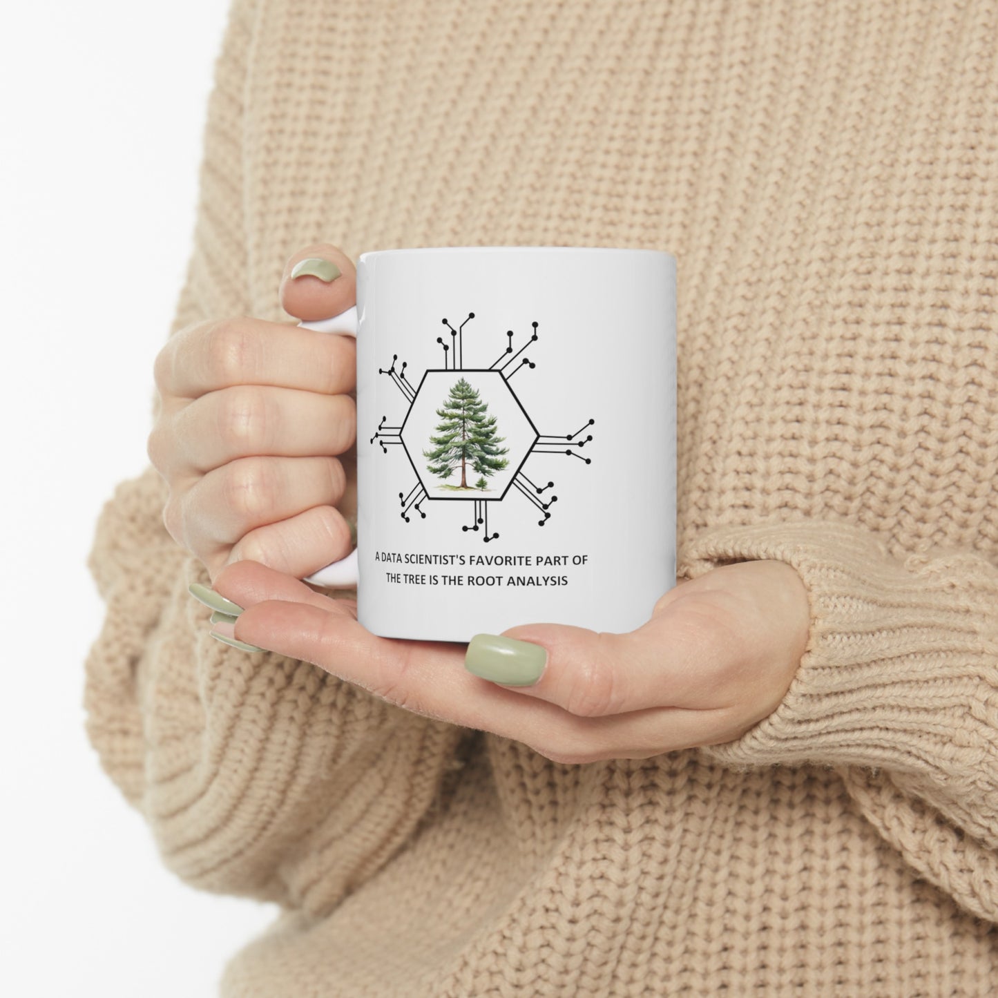 Root Analysis Mug - Perfect for Data Scientists and Nature Lovers