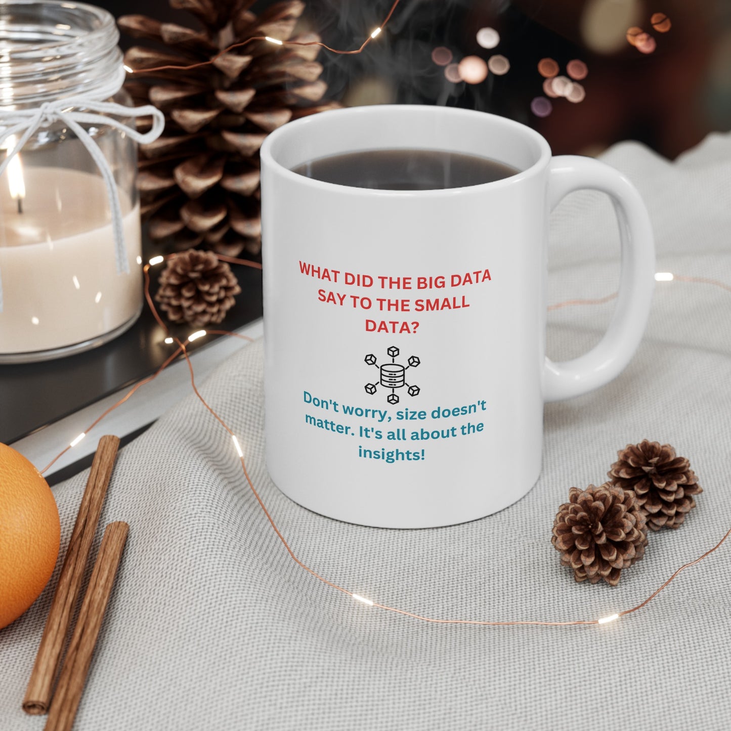 Data Humor Ceramic Coffee Mug