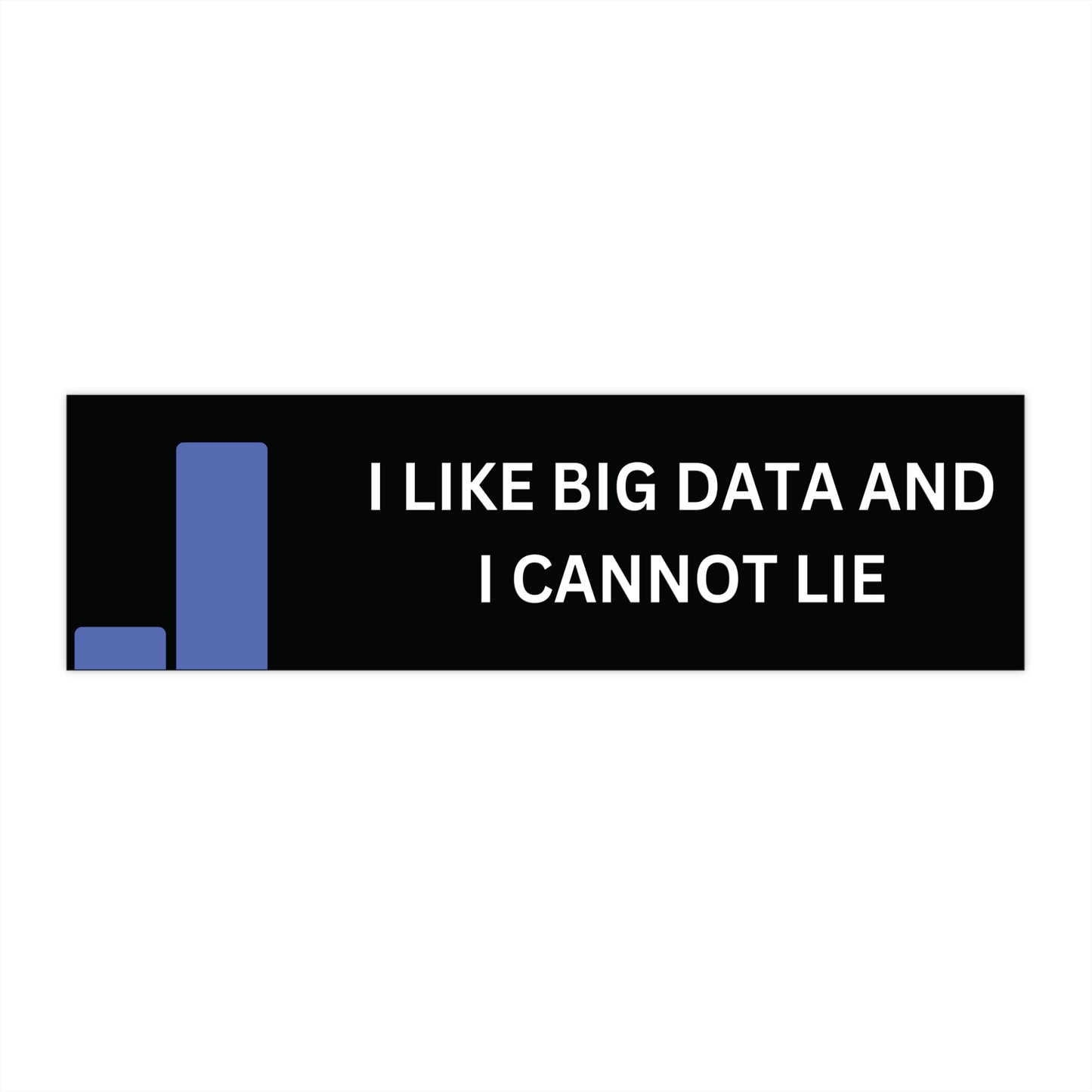 Big Data Bumper Sticker  - Data Analytics Humor Decal