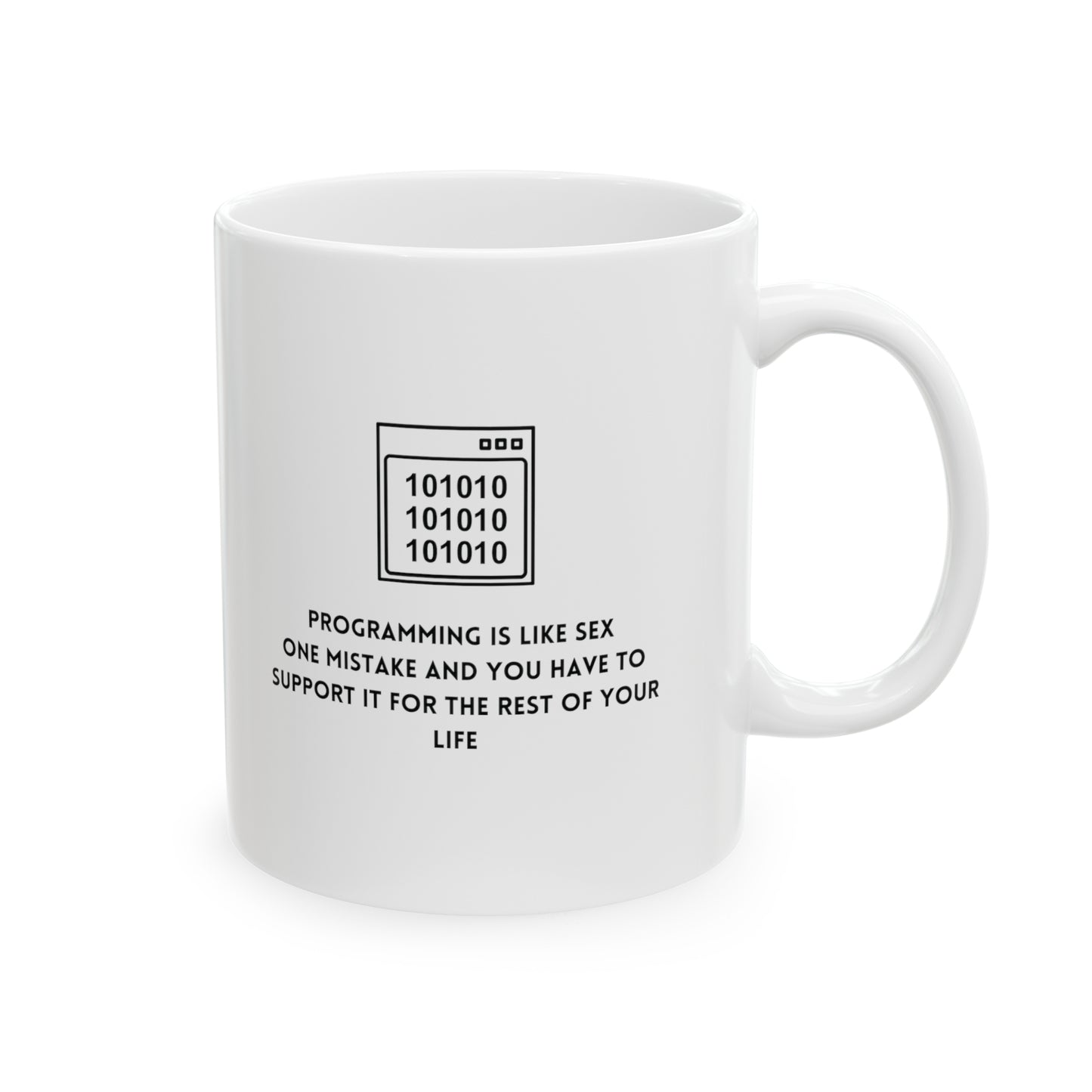 Programmer’s Delight - Code-Themed Ceramic Coffee Mug