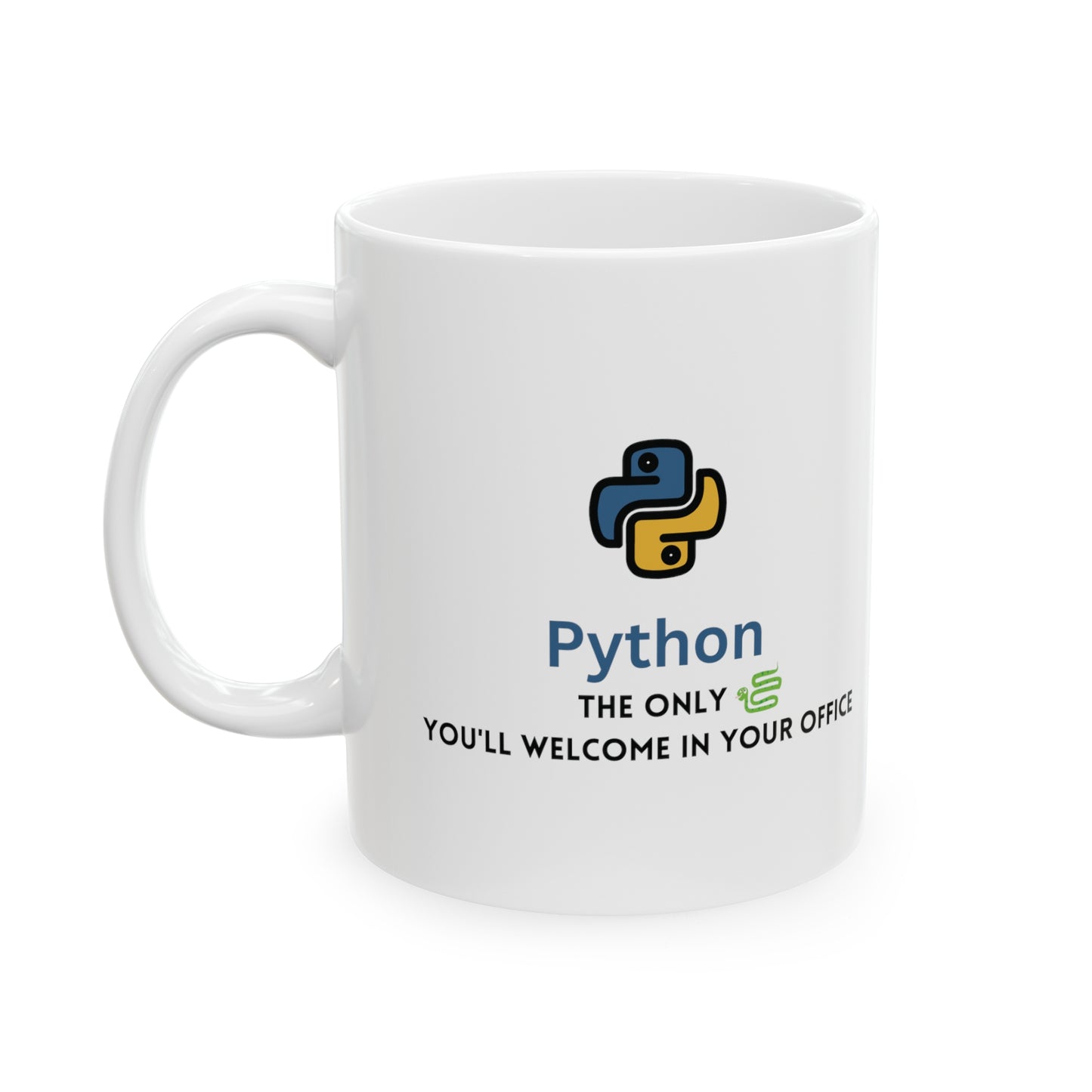 Python Programmer's 11oz Ceramic Mug – Code & Coffee Essential