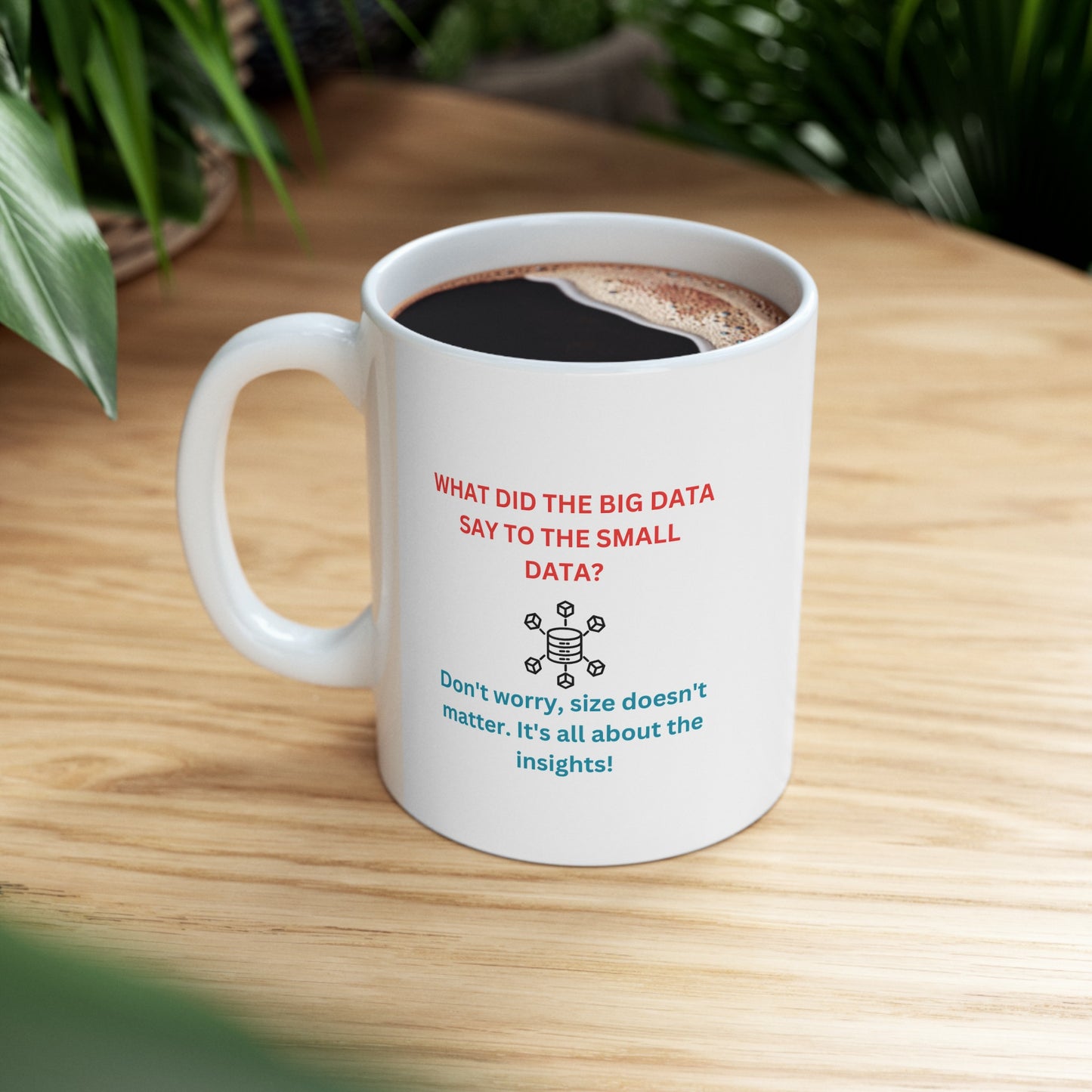 Data Humor Ceramic Coffee Mug