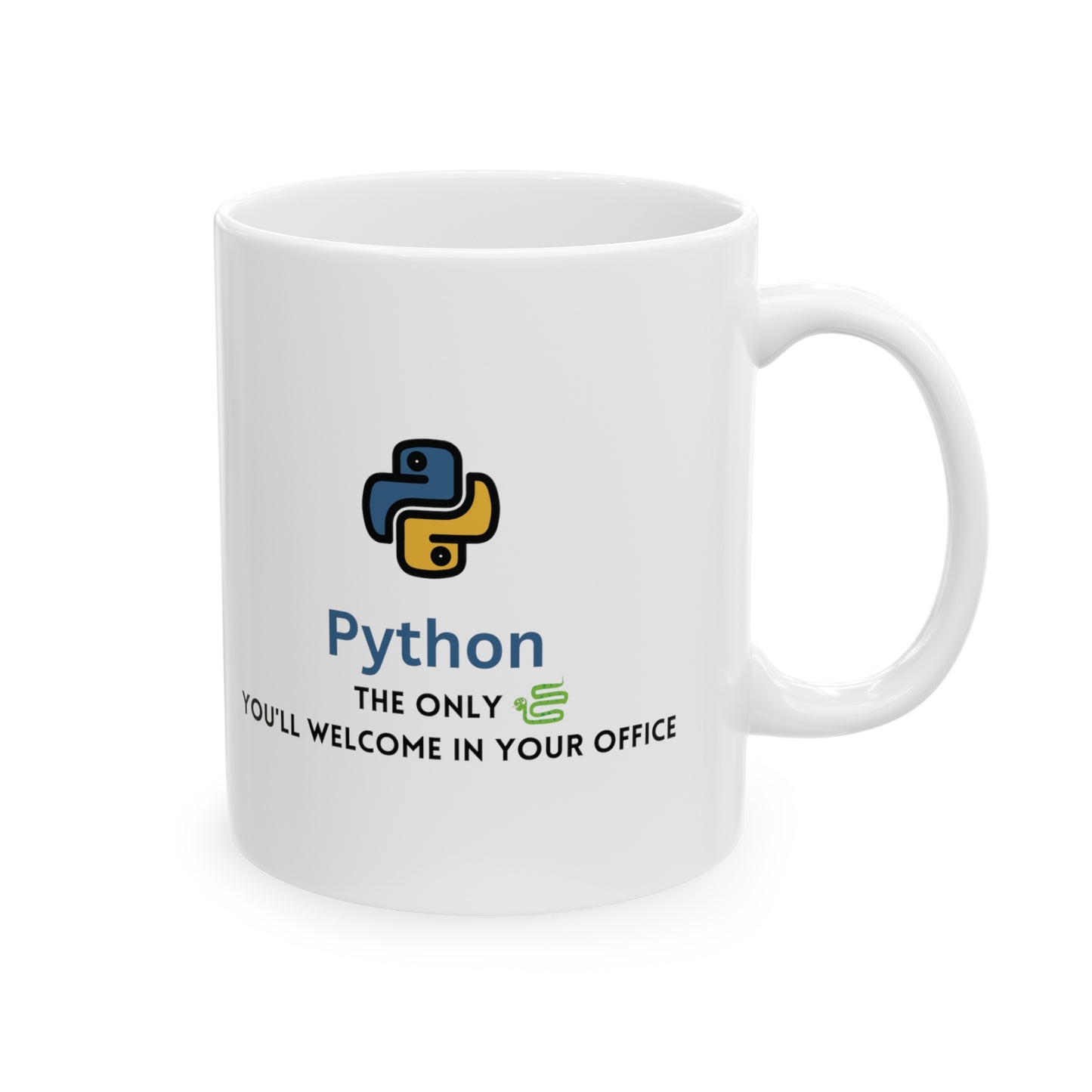 Python Programmer's 11oz Ceramic Mug – Code & Coffee Essential