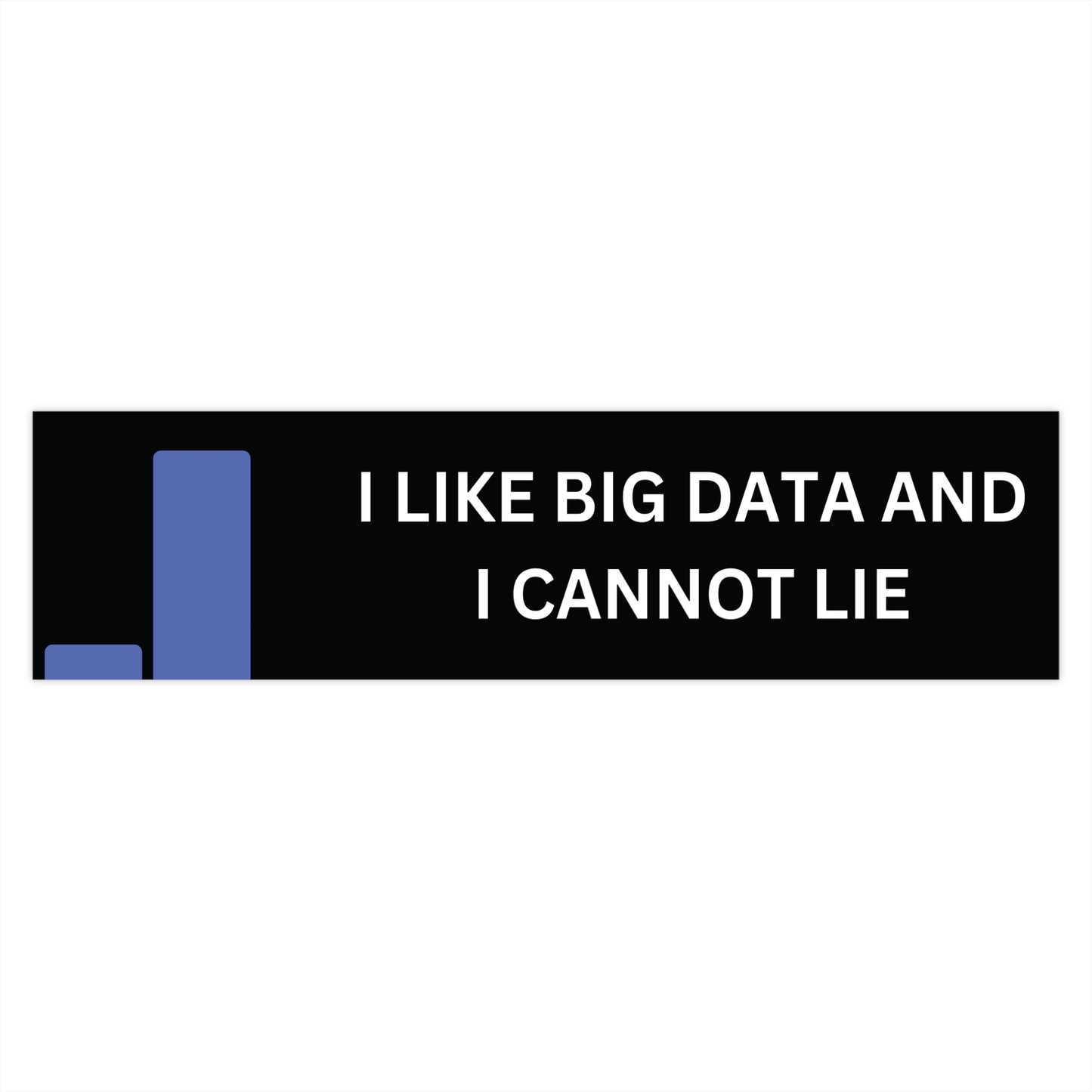 Big Data Bumper Sticker  - Data Analytics Humor Decal