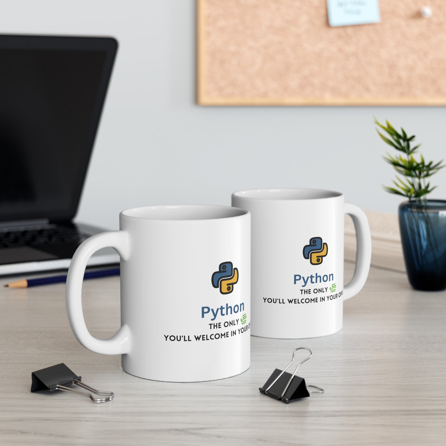 Python Programmer's 11oz Ceramic Mug – Code & Coffee Essential