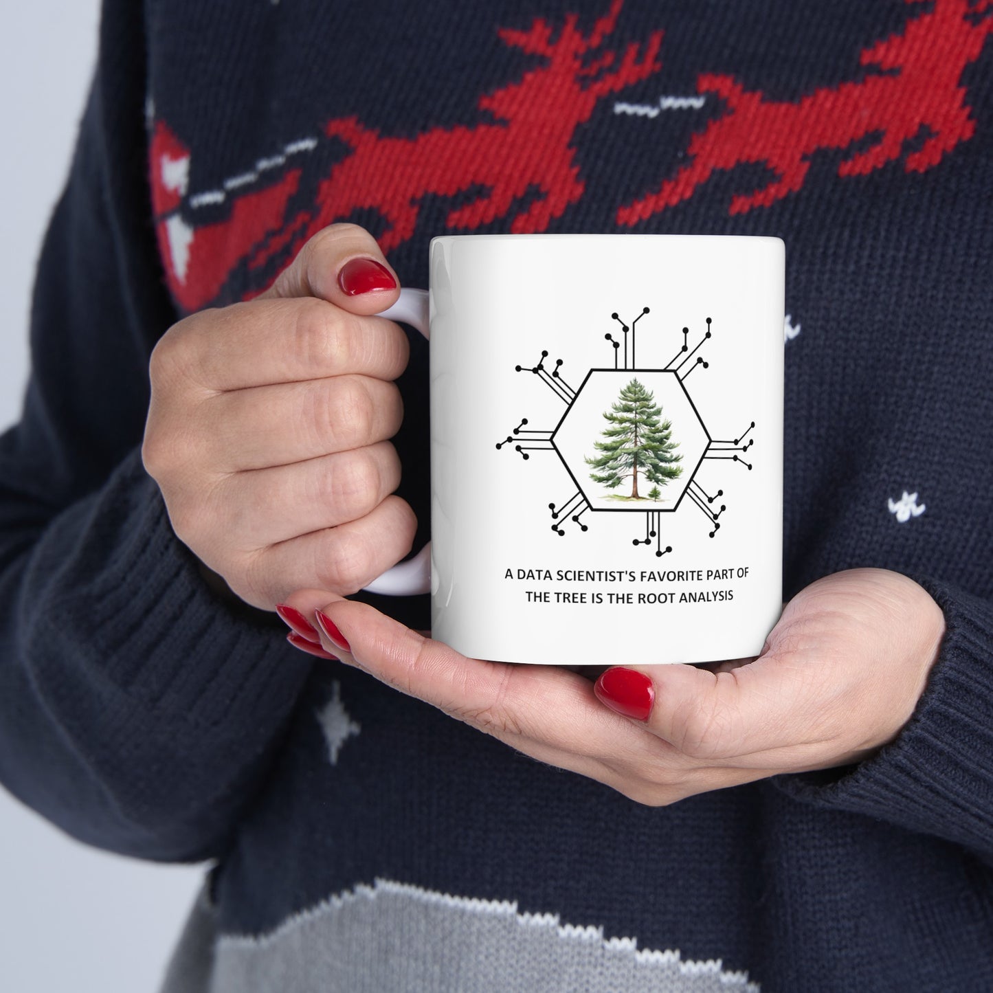 Root Analysis Mug - Perfect for Data Scientists and Nature Lovers