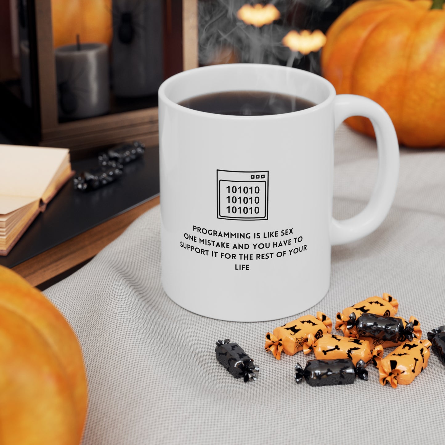 Programmer’s Delight - Code-Themed Ceramic Coffee Mug