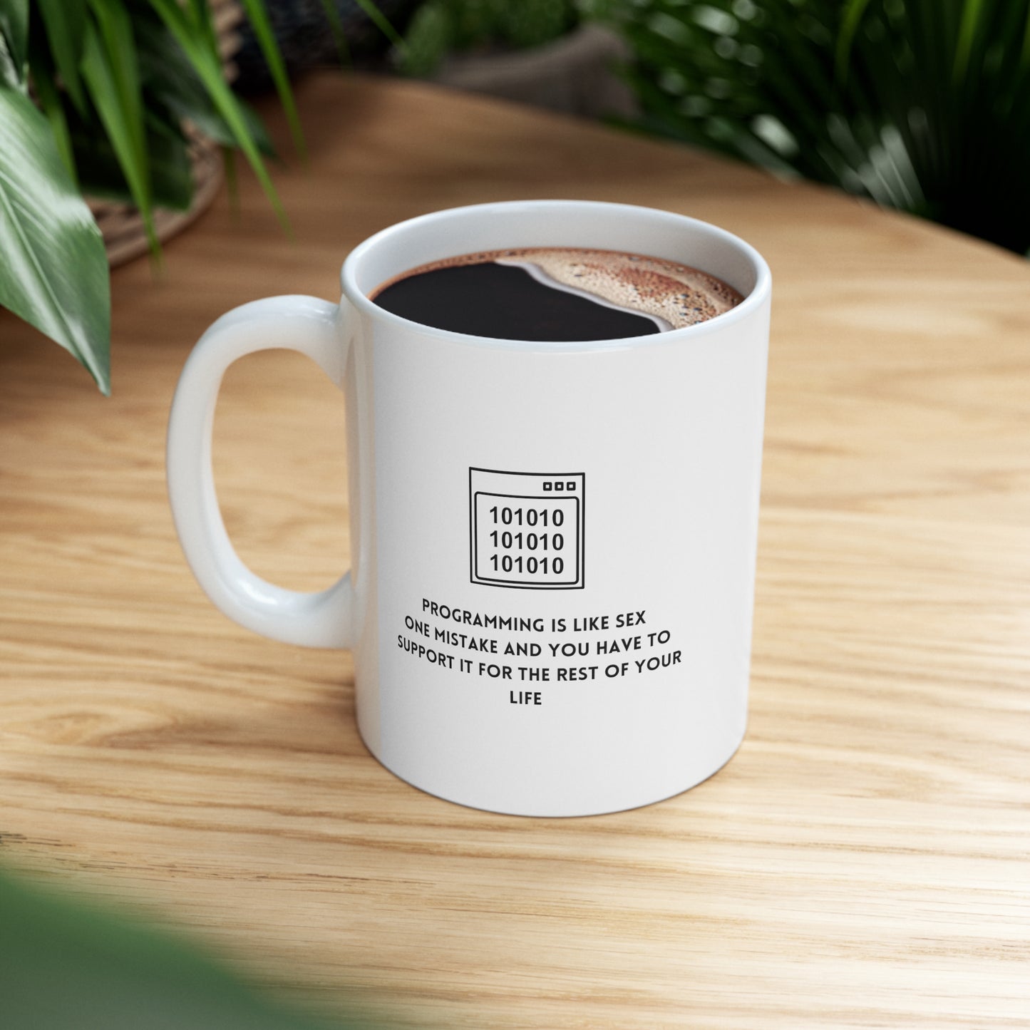 Programmer’s Delight - Code-Themed Ceramic Coffee Mug