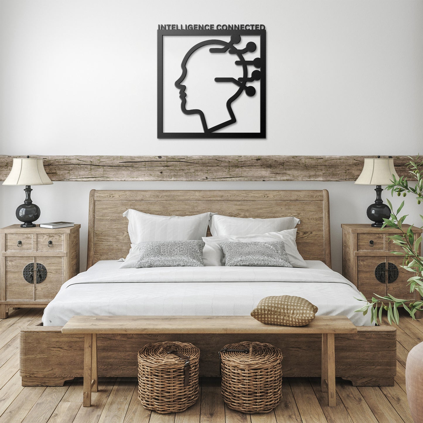 Intelligence Connected - Metal Wall Art