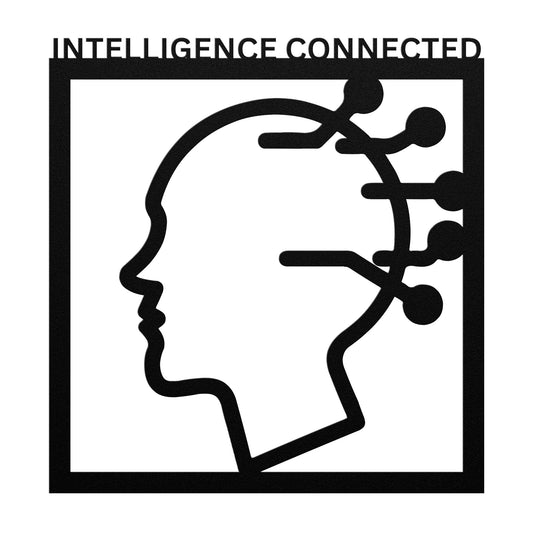 Intelligence Connected - Metal Wall Art