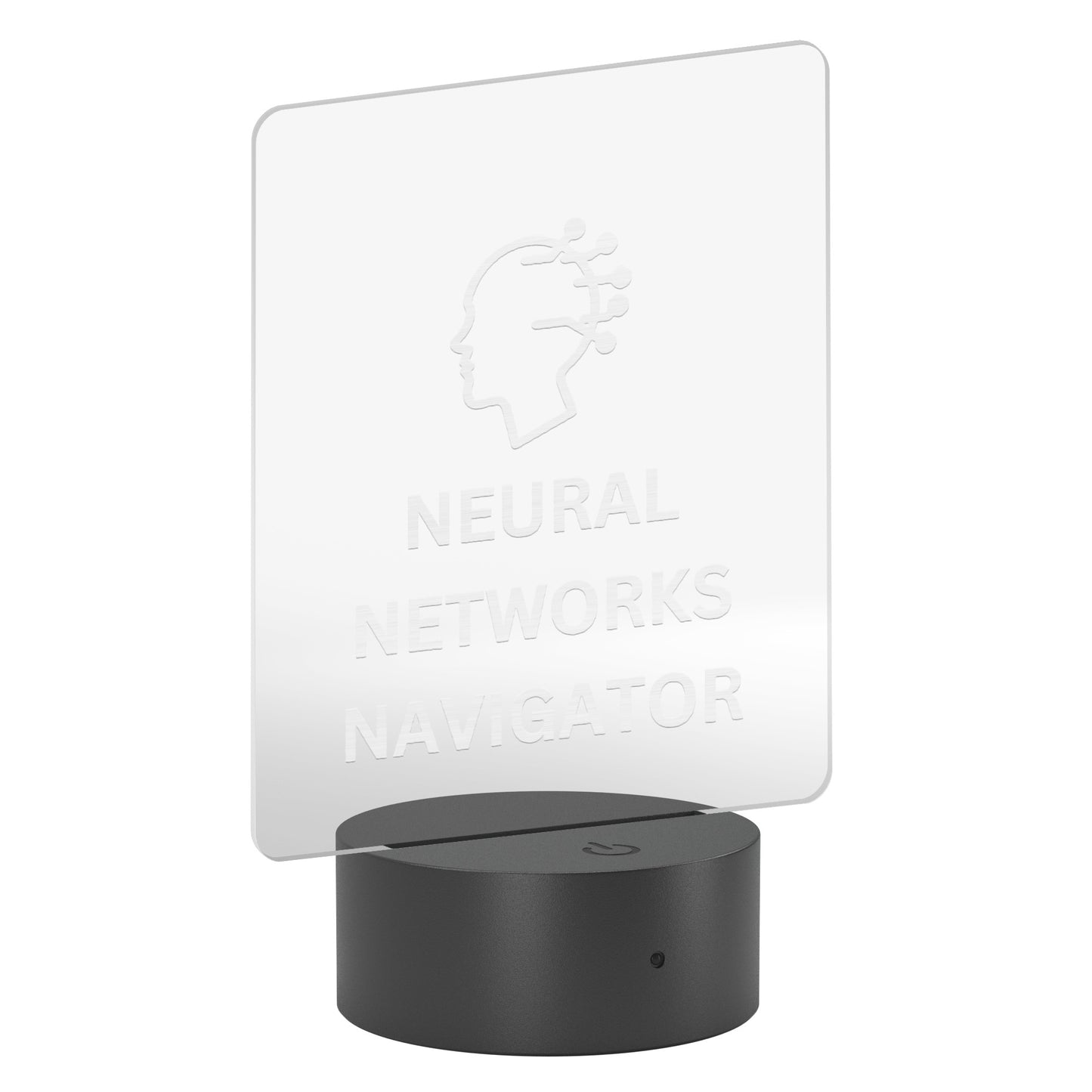 Circuit of Thoughts: Neural Network LED Emblem