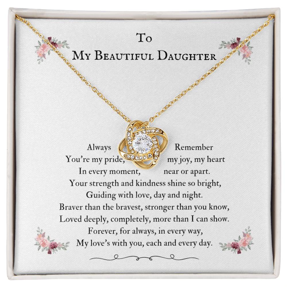 To My Beautiful Daughter- I Love You Each And Every Day