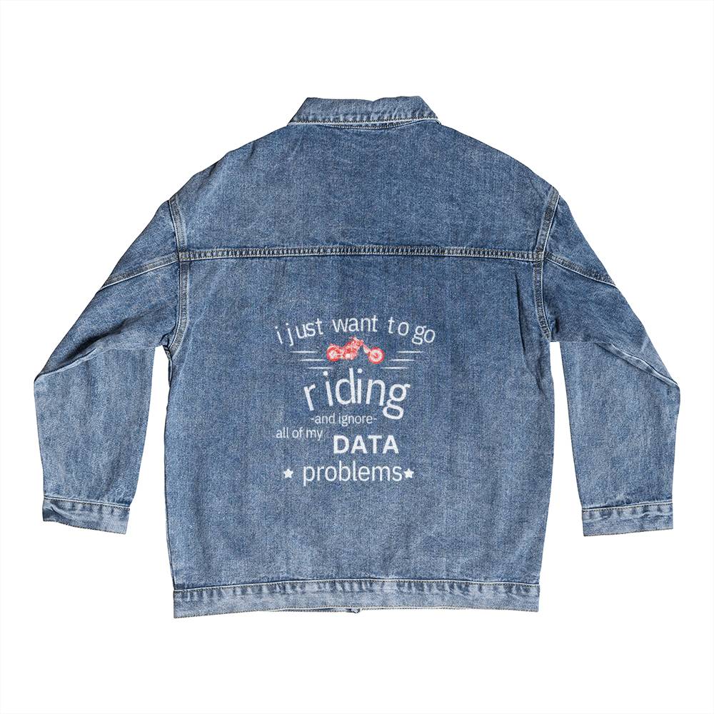 Data Rider's Jacket: Chic Denim for Analytic Roadsters