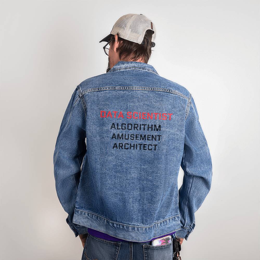 Algorithmic Attire: Data Scientist's Denim Jacket