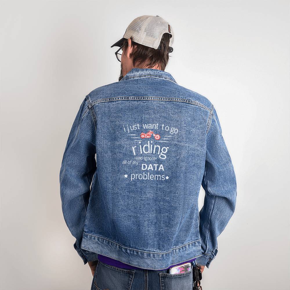 Data Rider's Jacket: Chic Denim for Analytic Roadsters