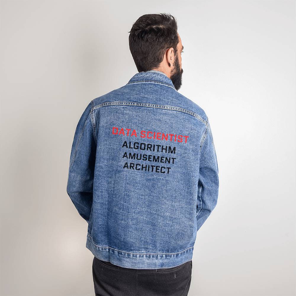 Algorithmic Attire: Data Scientist's Denim Jacket