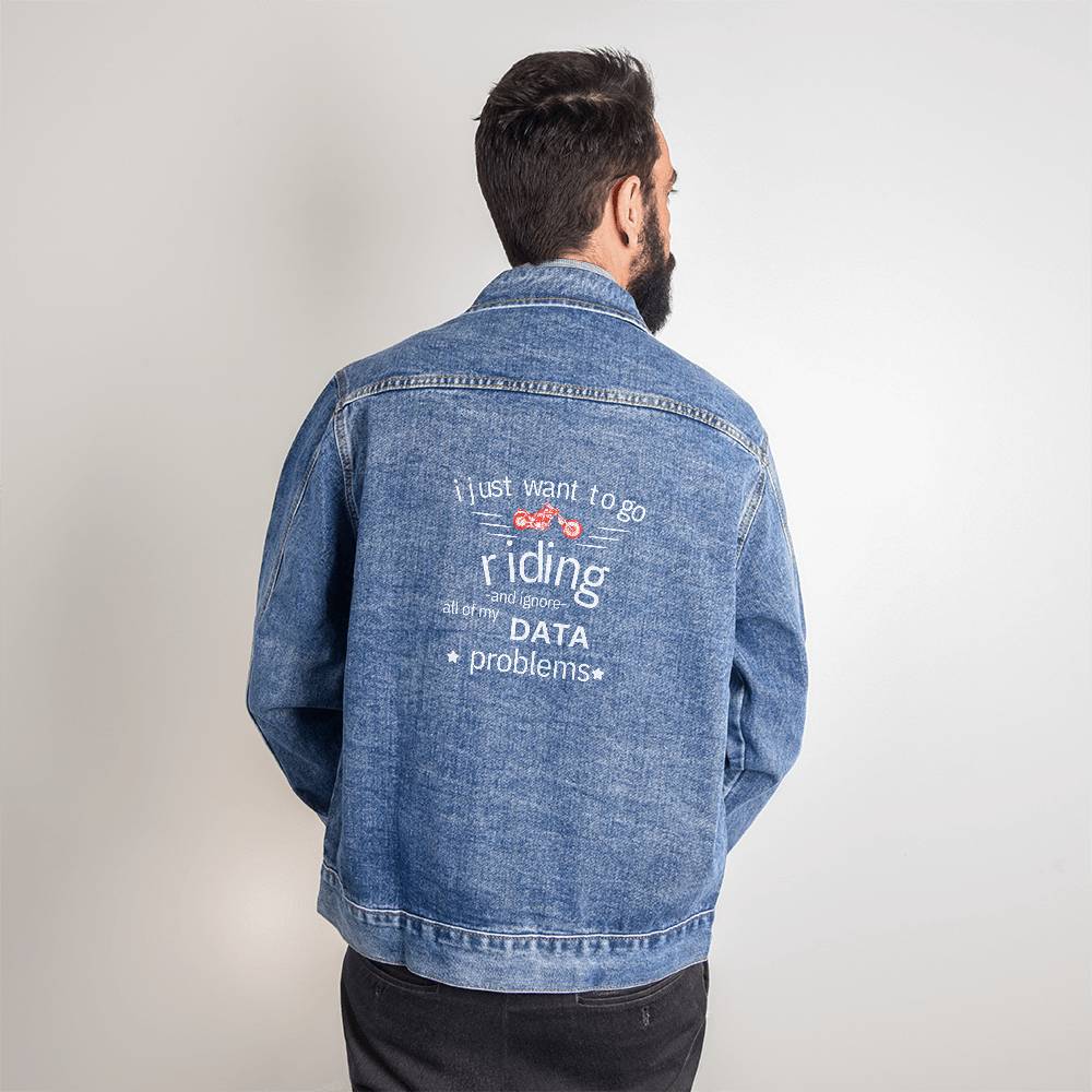 Data Rider's Jacket: Chic Denim for Analytic Roadsters