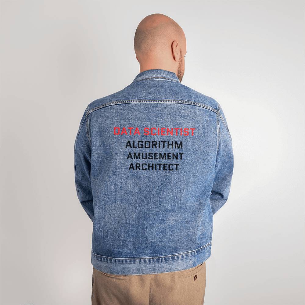 Algorithmic Attire: Data Scientist's Denim Jacket