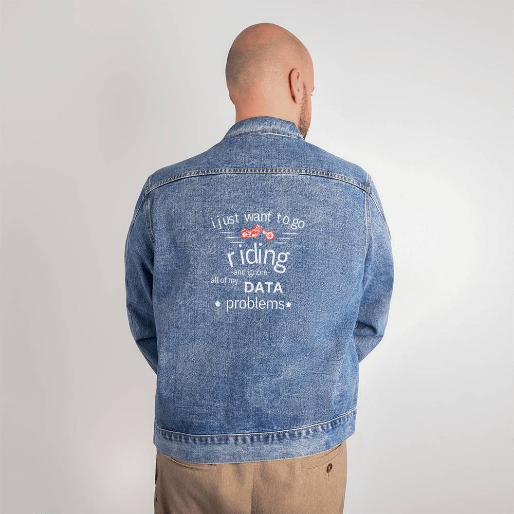 Data Rider's Jacket: Chic Denim for Analytic Roadsters