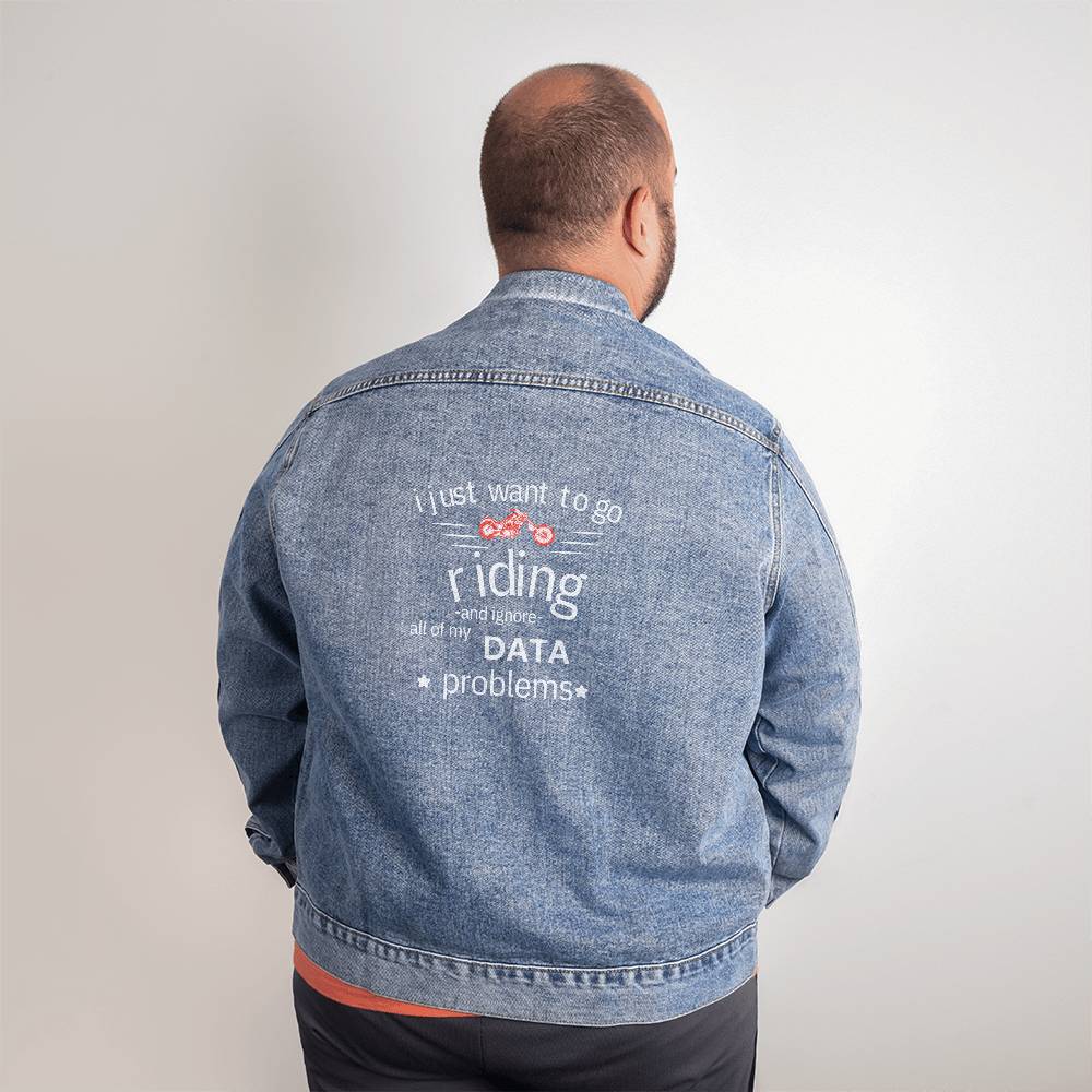 Data Rider's Jacket: Chic Denim for Analytic Roadsters