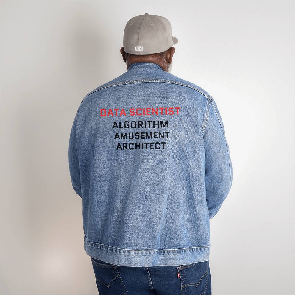 Algorithmic Attire: Data Scientist's Denim Jacket