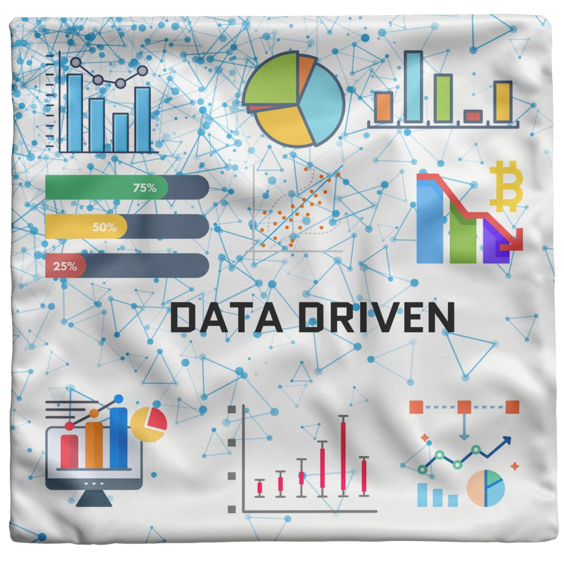 Data-Driven Plush Pillow: Analytics Design for Tech Lovers - AnalyticsMerch.Com