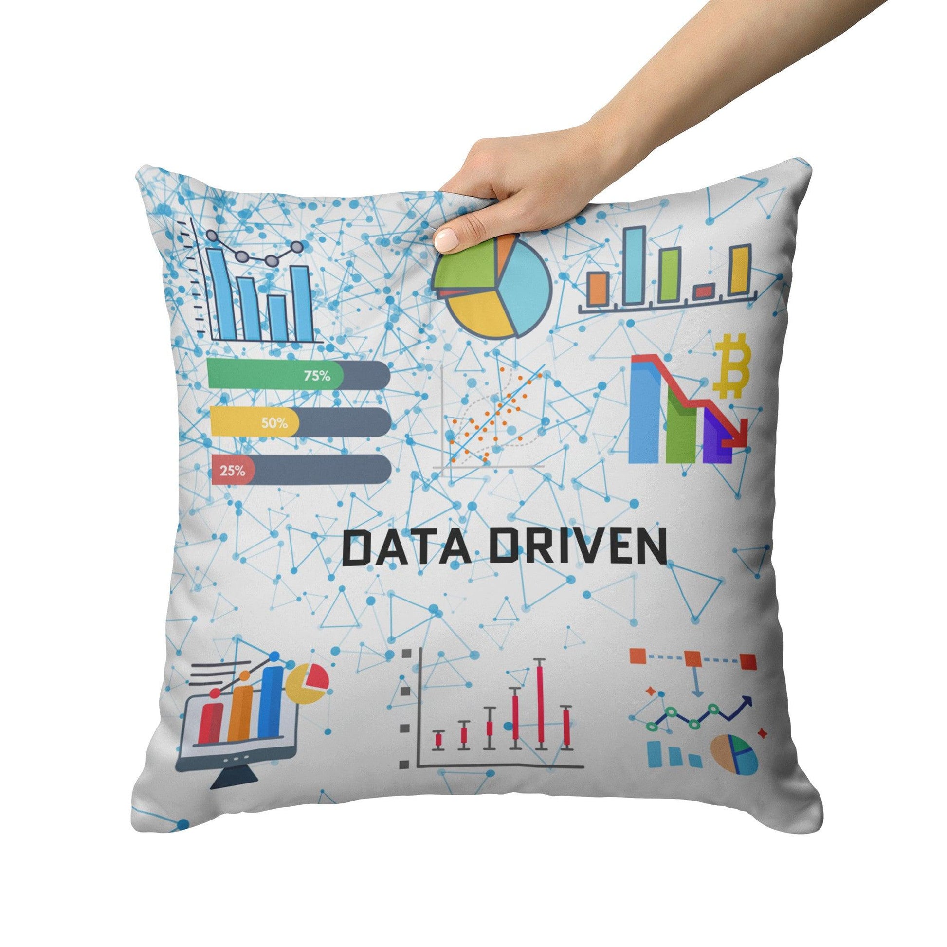 Data-Driven Plush Pillow: Analytics Design for Tech Lovers - AnalyticsMerch.Com