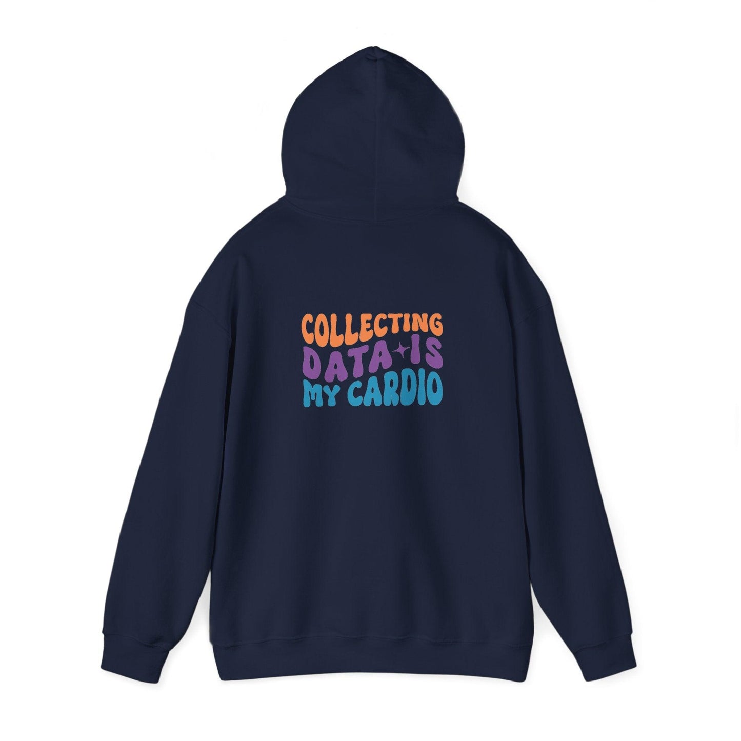 Data Enthusiast's Cozy Hooded Sweatshirt - Soft Blend with Style - AnalyticsMerch.Com