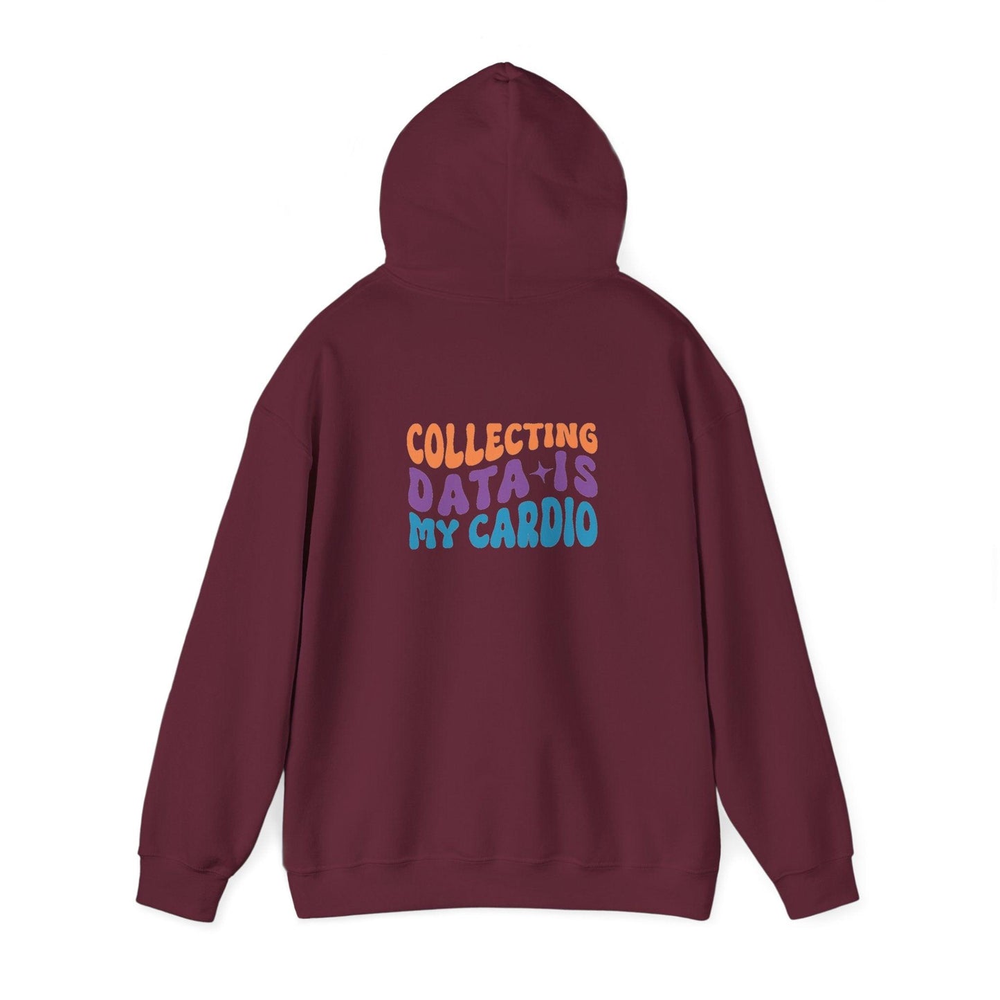 Data Enthusiast's Cozy Hooded Sweatshirt - Soft Blend with Style - AnalyticsMerch.Com