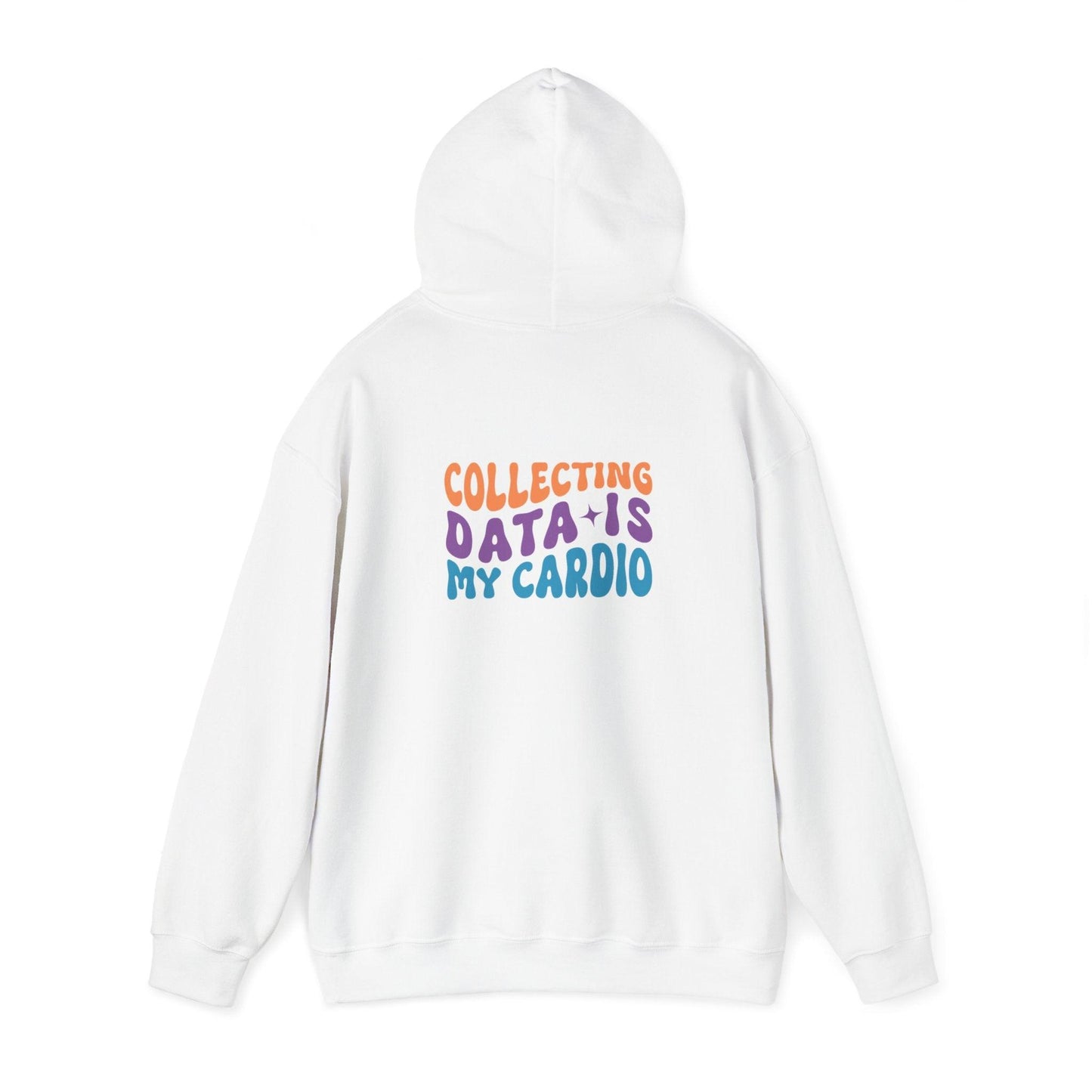 Data Enthusiast's Cozy Hooded Sweatshirt - Soft Blend with Style - AnalyticsMerch.Com