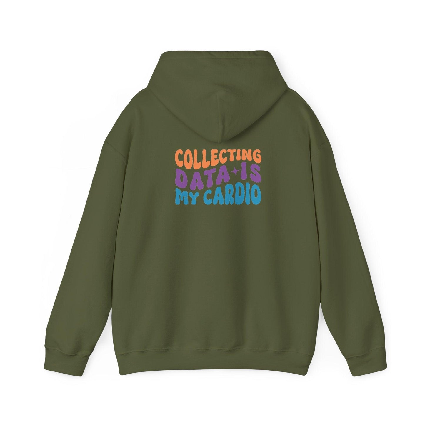 Data Enthusiast's Cozy Hooded Sweatshirt - Soft Blend with Style - AnalyticsMerch.Com