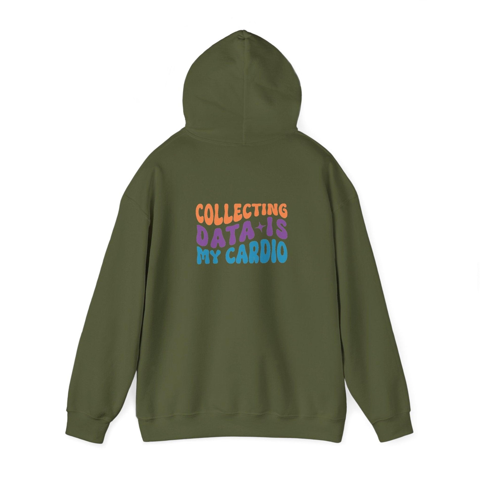 Data Enthusiast's Cozy Hooded Sweatshirt - Soft Blend with Style - AnalyticsMerch.Com