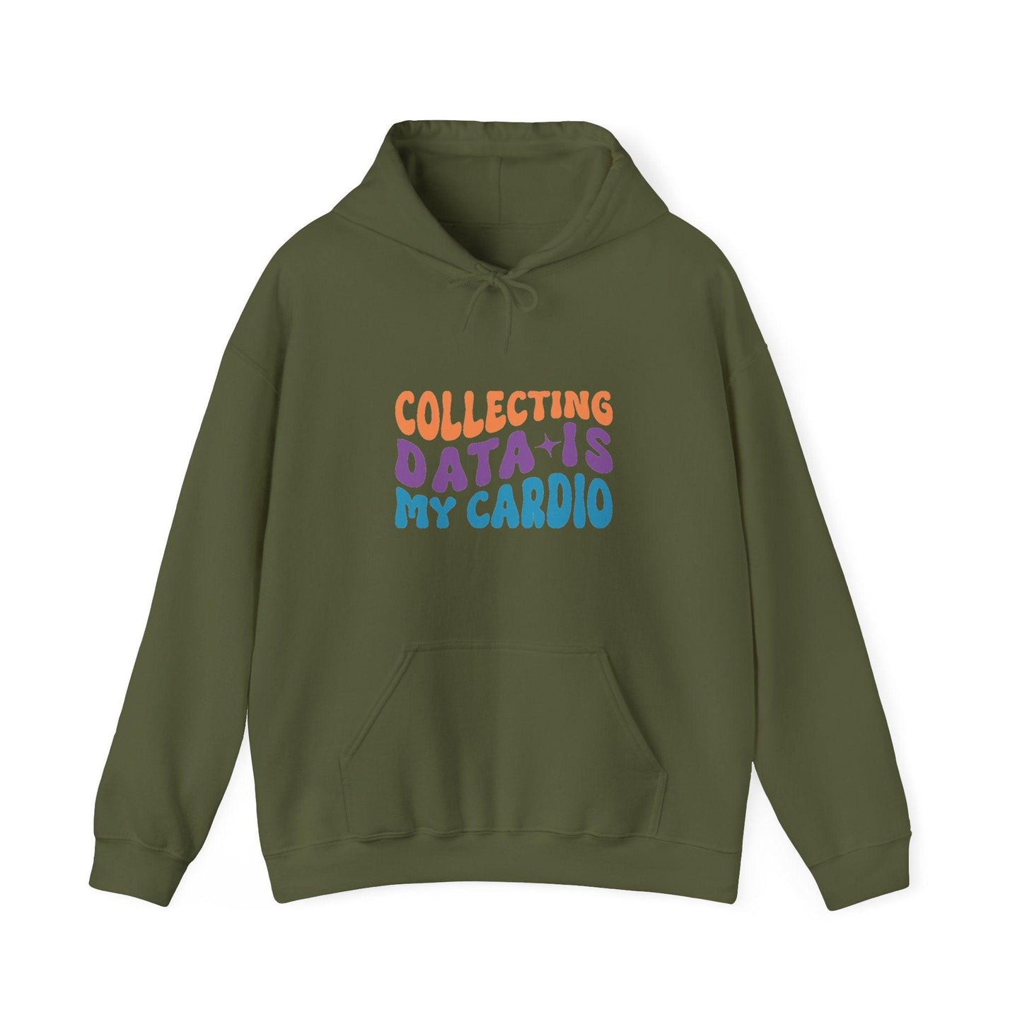 Data Enthusiast's Cozy Hooded Sweatshirt - Soft Blend with Style - AnalyticsMerch.Com