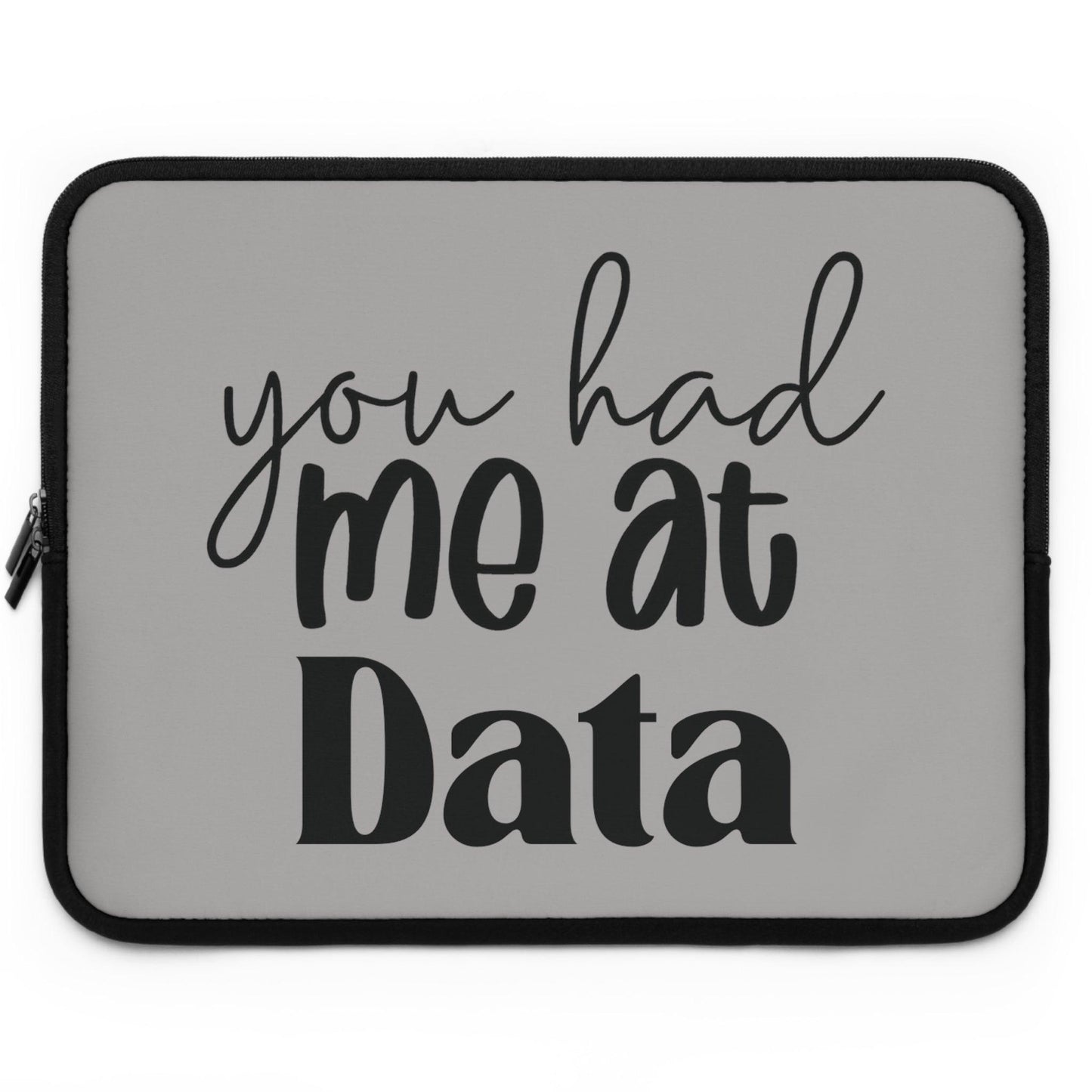 Data Enthusiast's Laptop Sleeve - Dual-Size, Unisex Design - AnalyticsMerch.Com