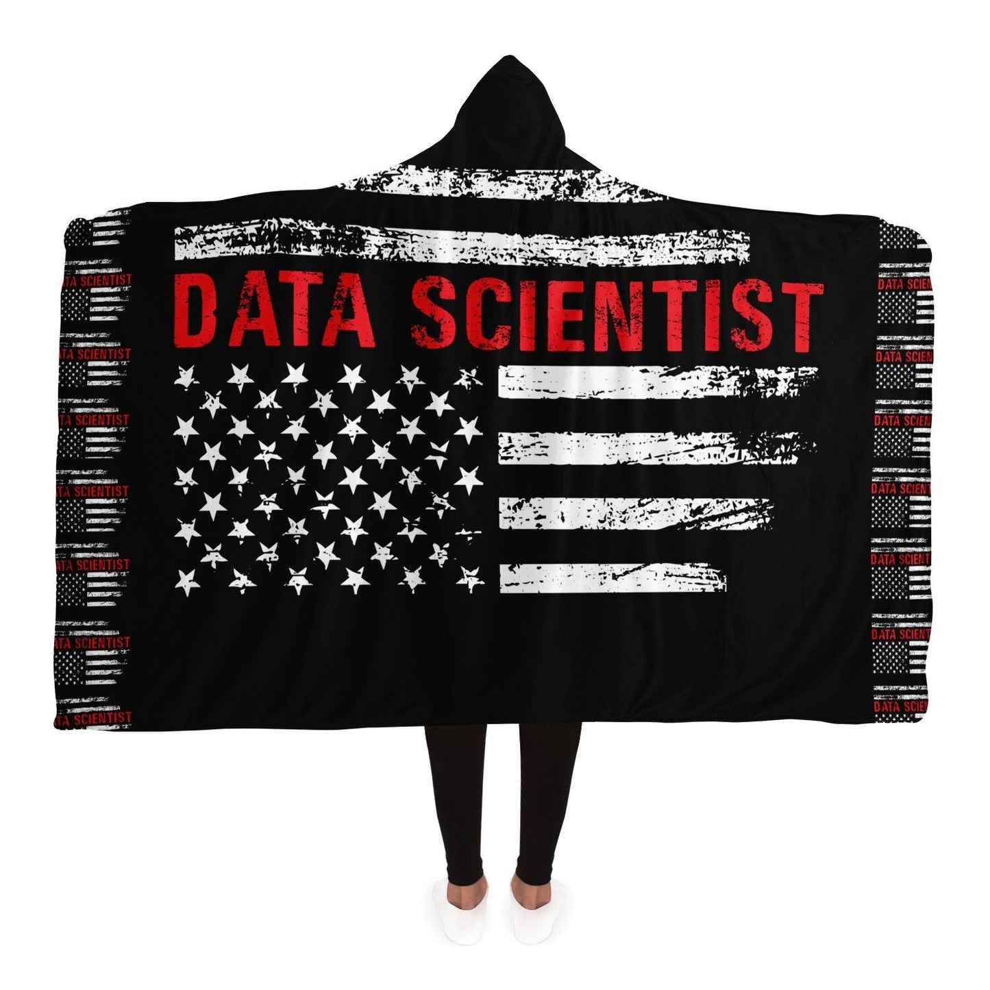 Data Scientist Hooded Blanket - AnalyticsMerch.Com