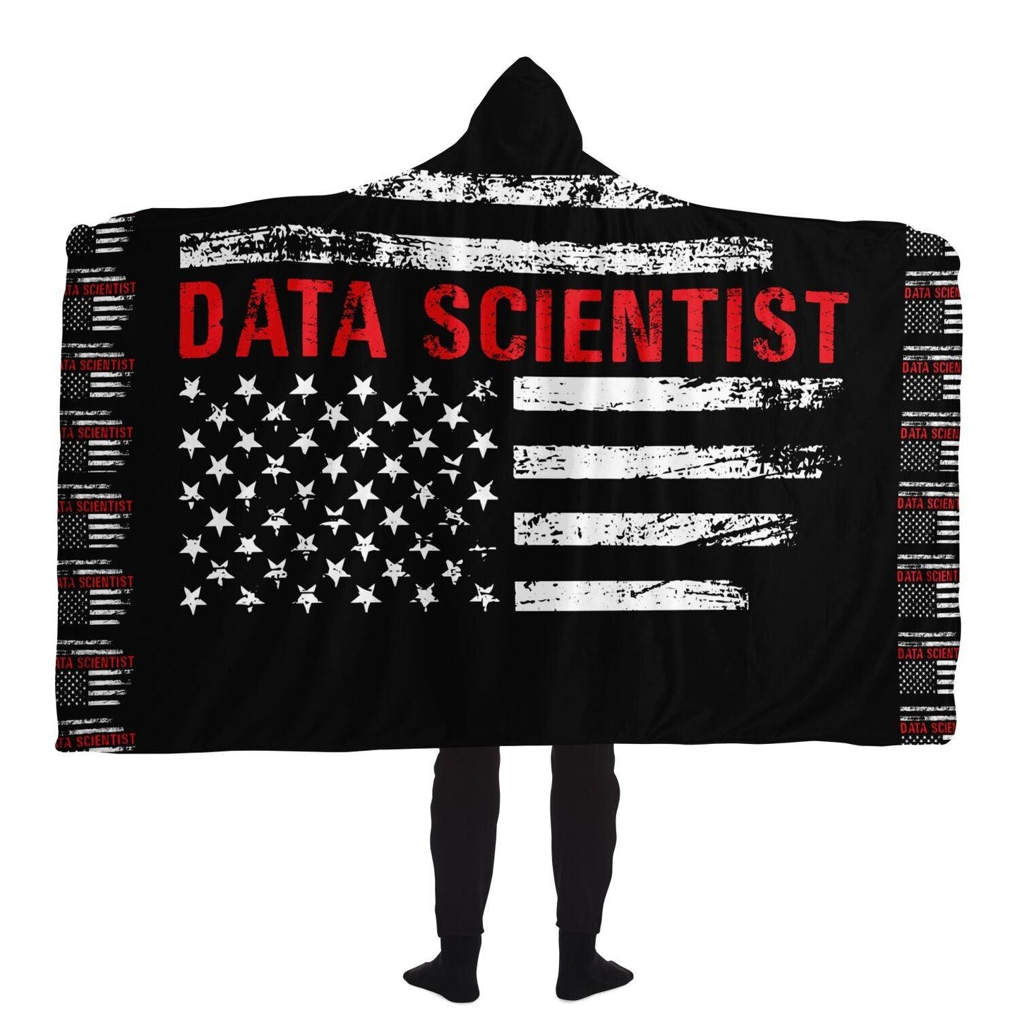 Data Scientist Hooded Blanket - AnalyticsMerch.Com