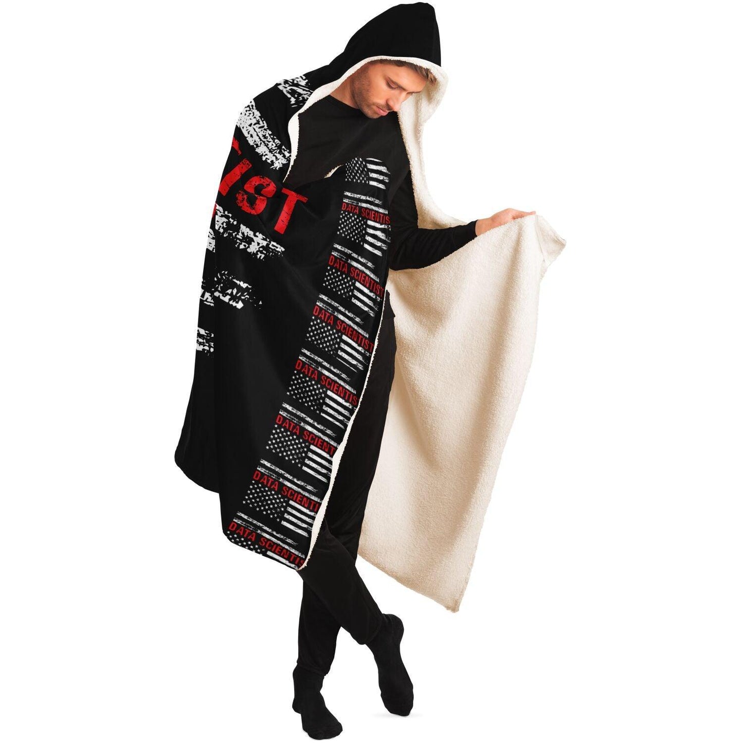 Data Scientist Hooded Blanket - AnalyticsMerch.Com