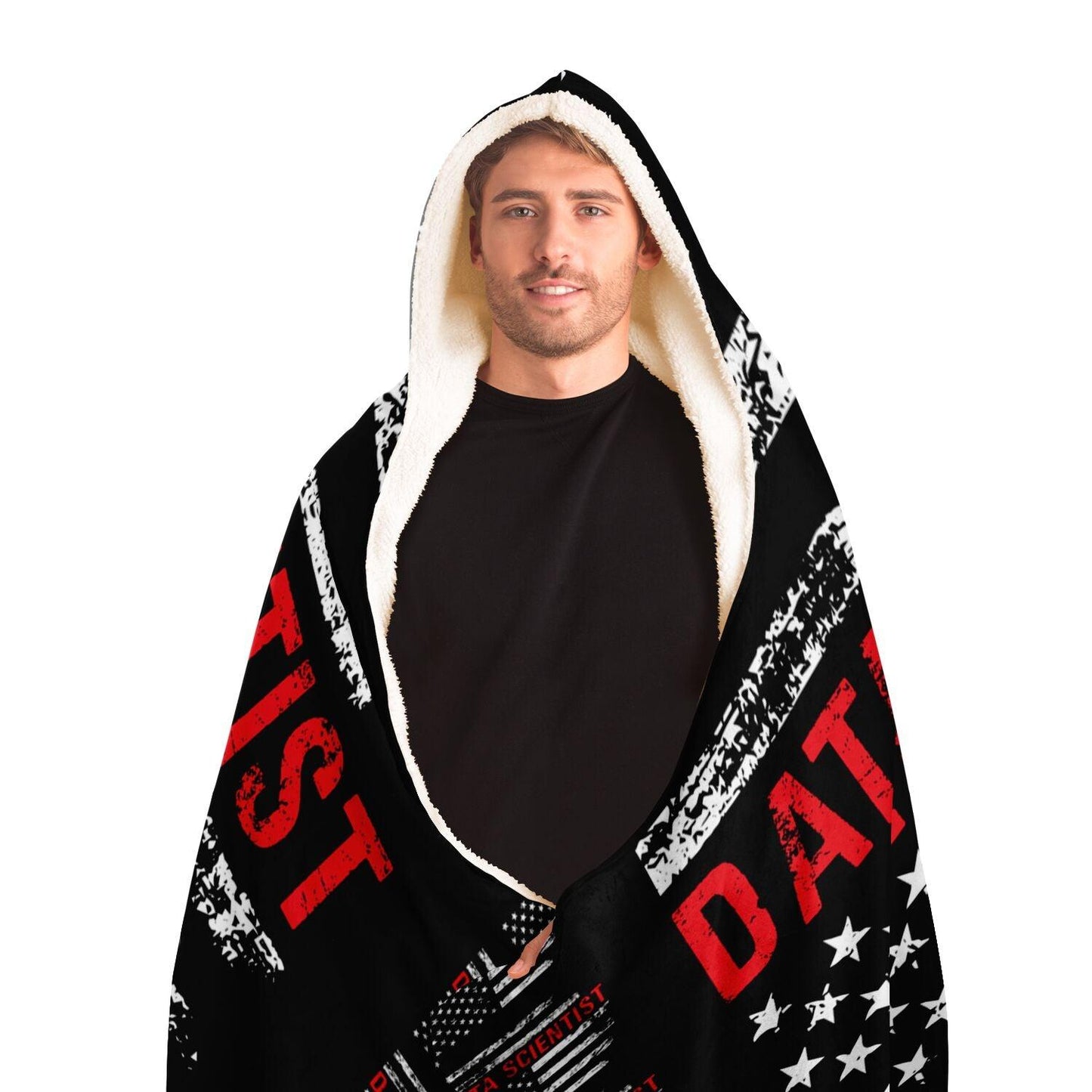 Data Scientist Hooded Blanket - AnalyticsMerch.Com