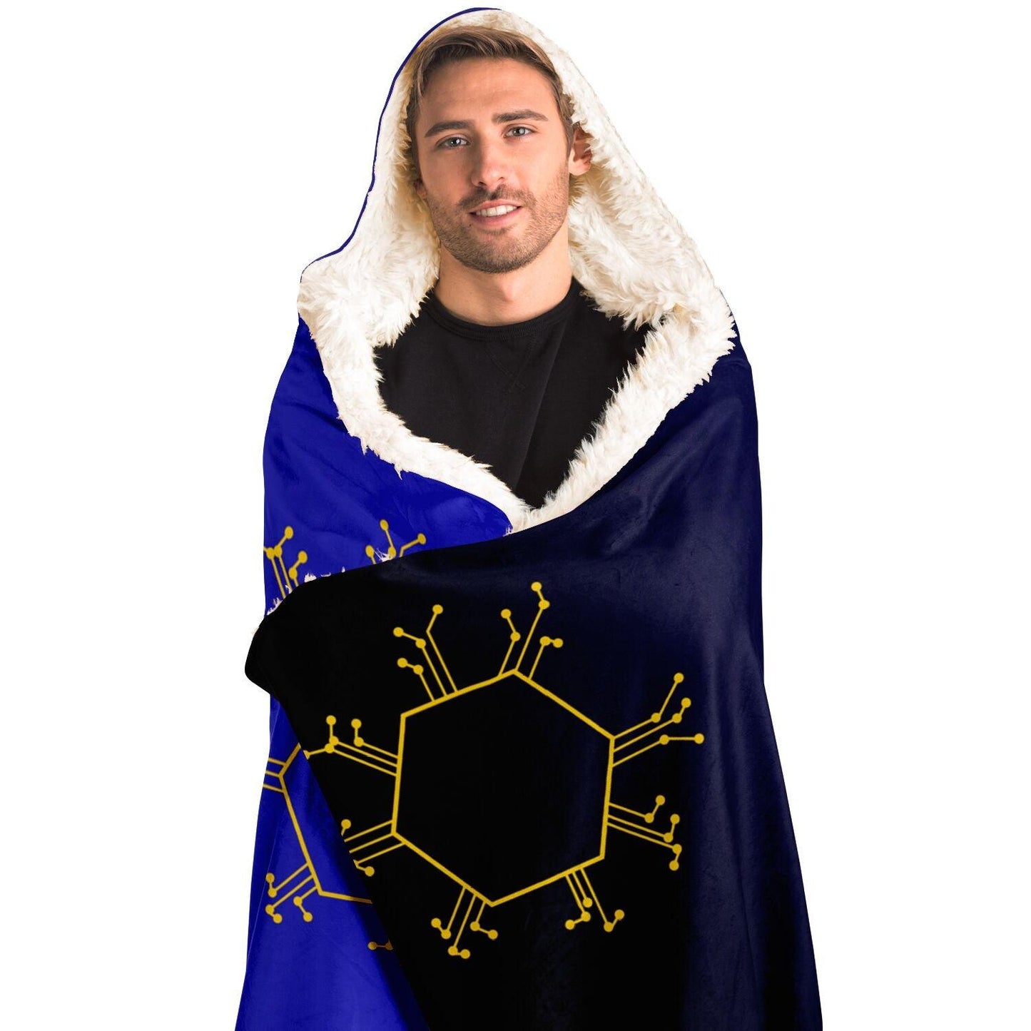 Robo-Sport Enthusiast's Cozy Hooded Blanket - AnalyticsMerch.Com