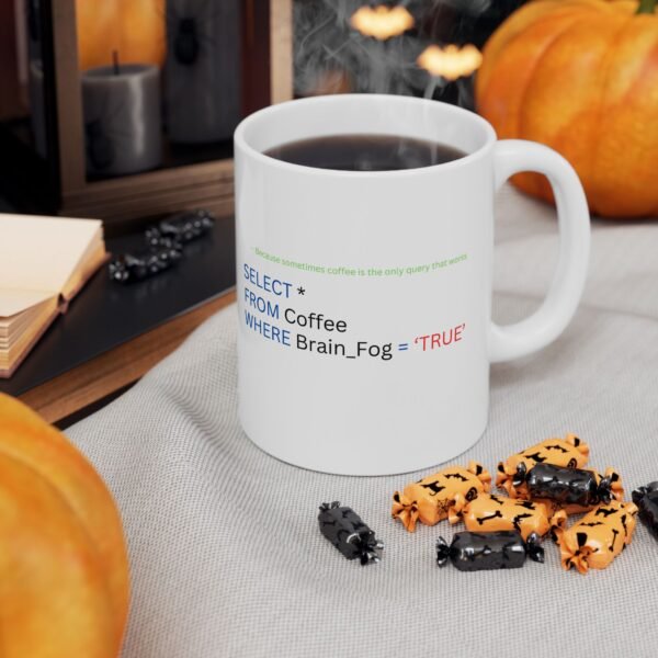 Programmer Ceramic Mug, Computer Coding Programmer Mugs, Developer Gift, Funny SQL Developer Mug - Image 5