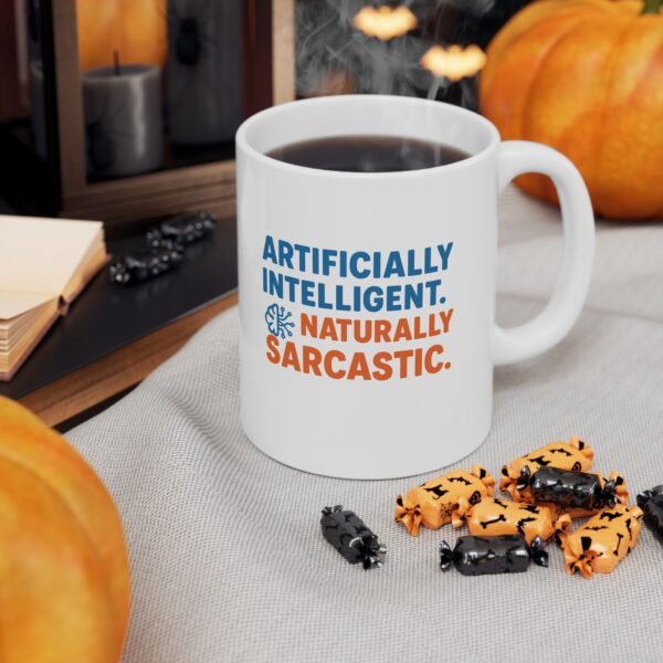Artificially Intelligent Naturally Sarcastic Mug | Funny AI Coffee Cup Gift for Data Scientists And Tech Lovers - Image 5