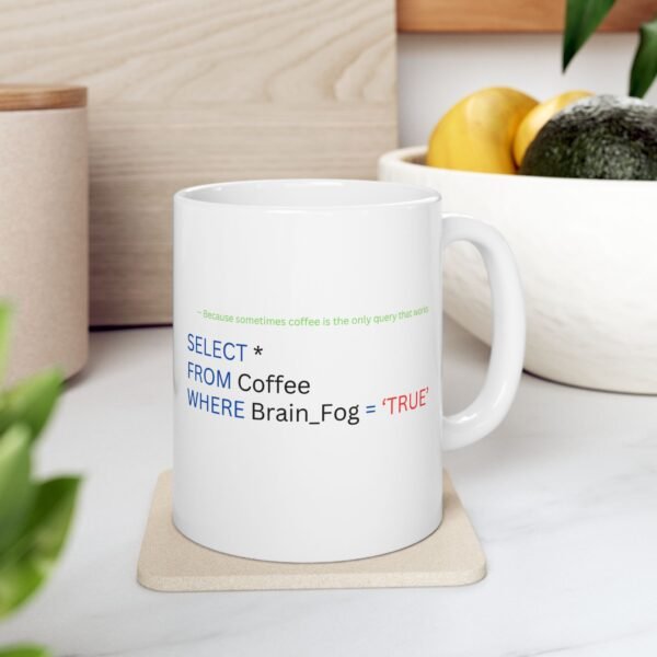 Programmer Ceramic Mug, Computer Coding Programmer Mugs, Developer Gift, Funny SQL Developer Mug - Image 6
