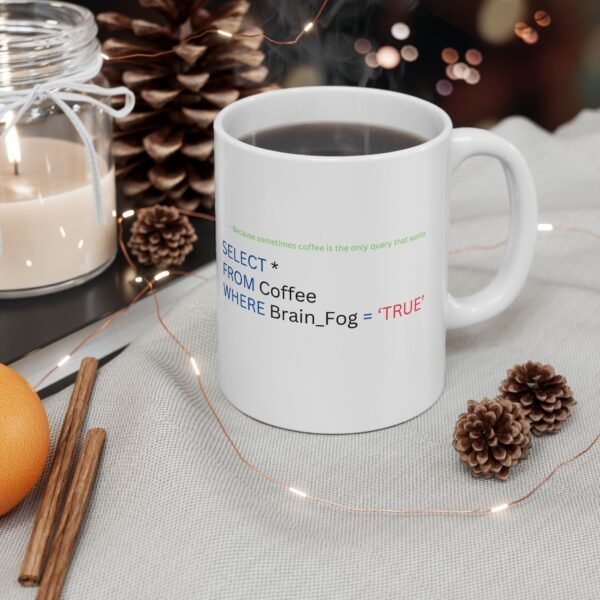 Programmer Ceramic Mug, Computer Coding Programmer Mugs, Developer Gift, Funny SQL Developer Mug - Image 3