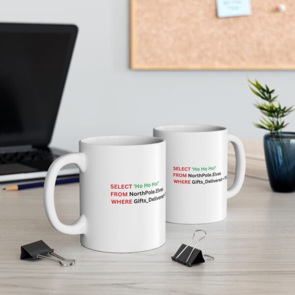 Funny SQL Developer Mug for Christmas, Programmer Coffee Cup, Christmas Gift for Computer Nerd, SQL Coding Mug, Programmer Gift - Image 4
