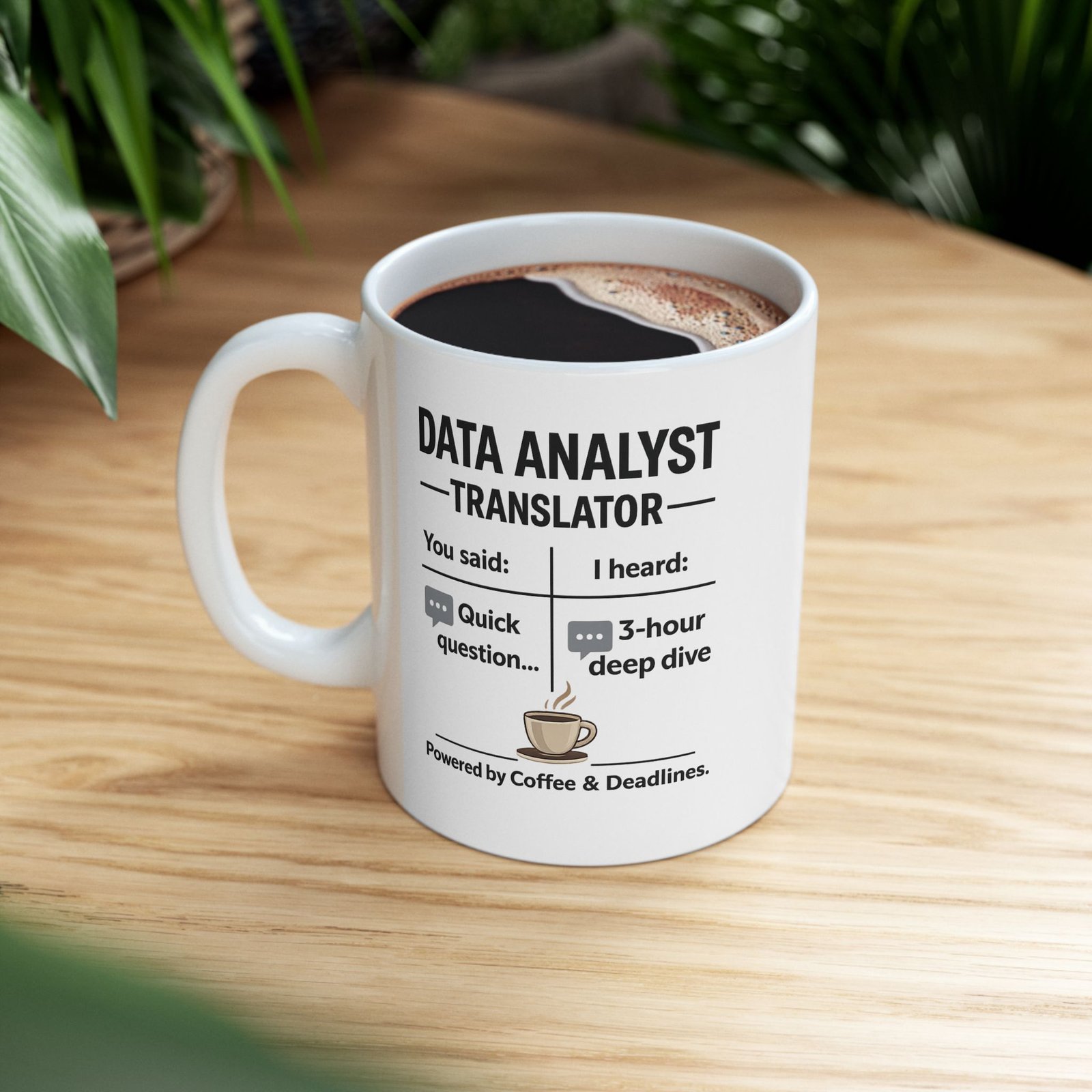 Data Analyst Translator Funny Coffee Mug Coworker Humor Tech Office Gift Data Nerd - Image 7